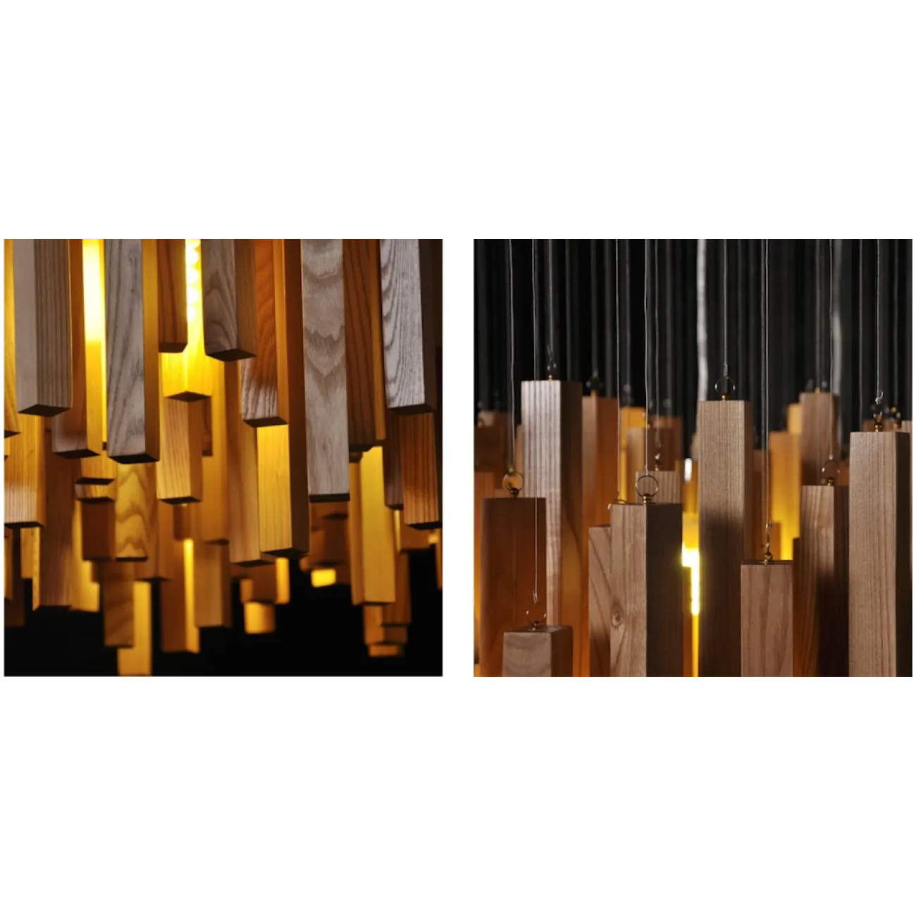 Люстра Wooden September Rain от LaLume