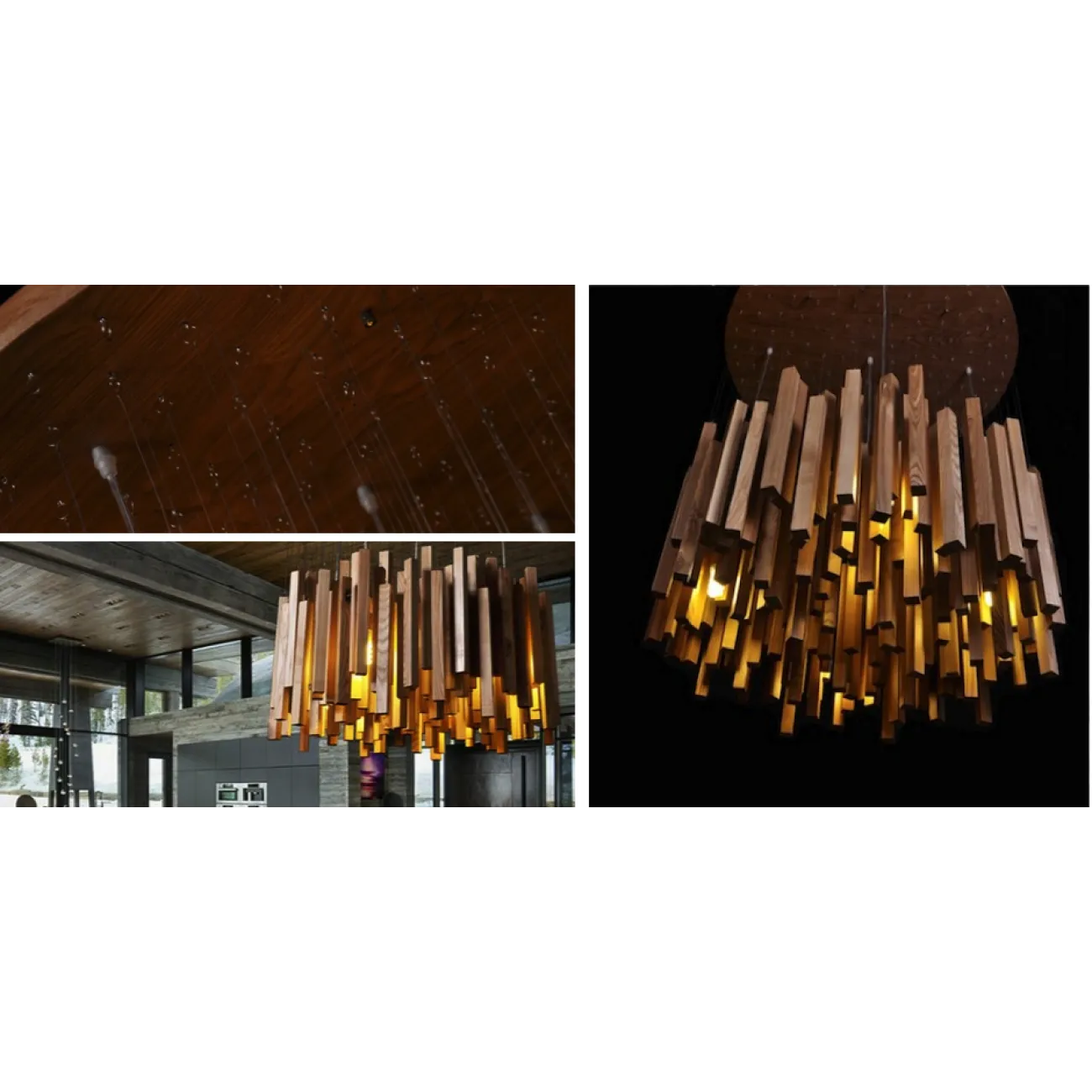 Люстра Wooden September Rain от LaLume