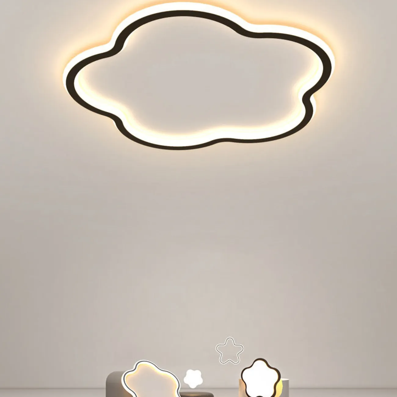 Потолочный светильник IMBOR D50 Black Трехцветный свет от ImperiumLoft Потолочный светильник IMBOR D50 Black Трехцветный свет от ImperiumLoft