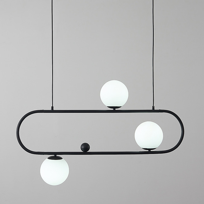 Люстра Horizontal Balls Balance Black 3 Люстра Horizontal Balls Balance Black 3
