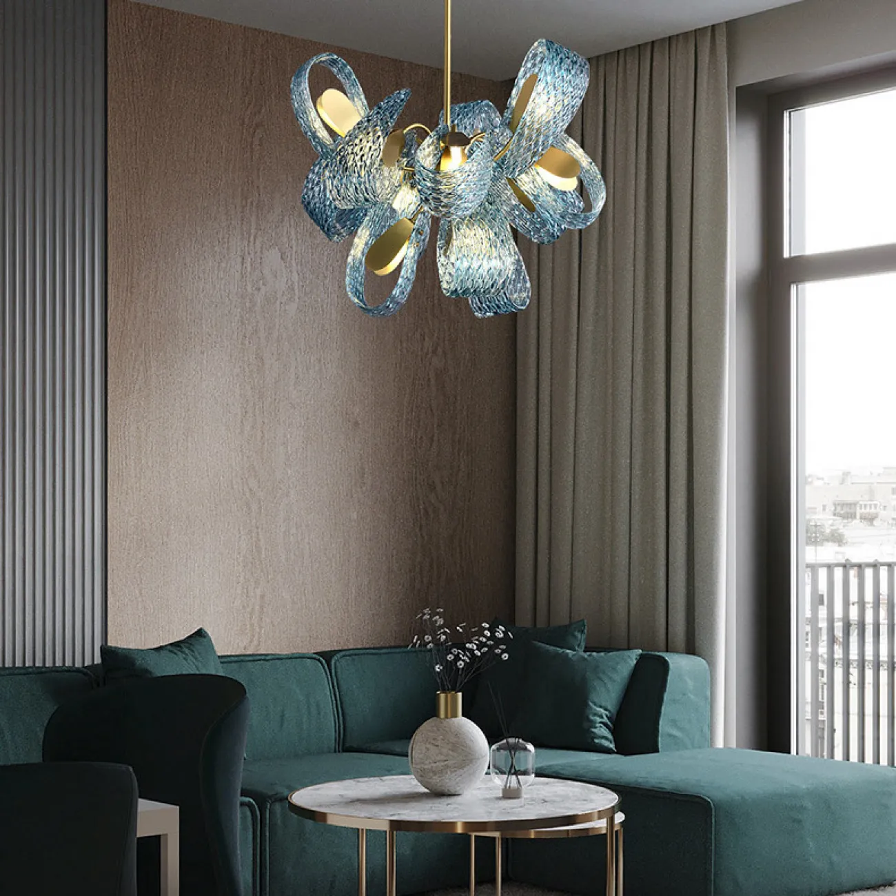 Потолочная люстра LUCIA CH D80 от ImperiumLoft