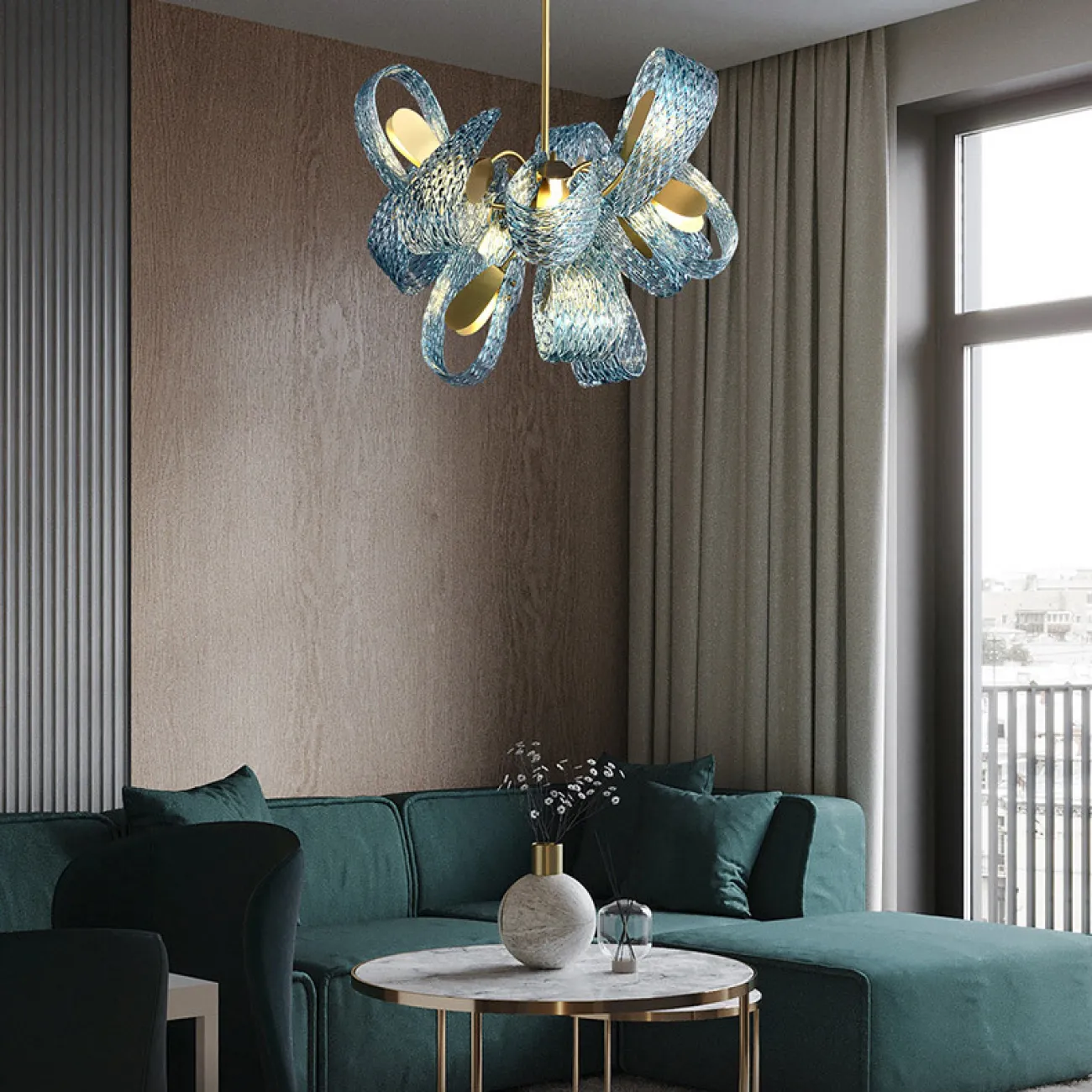 Потолочная люстра LUCIA CH D68 от ImperiumLoft