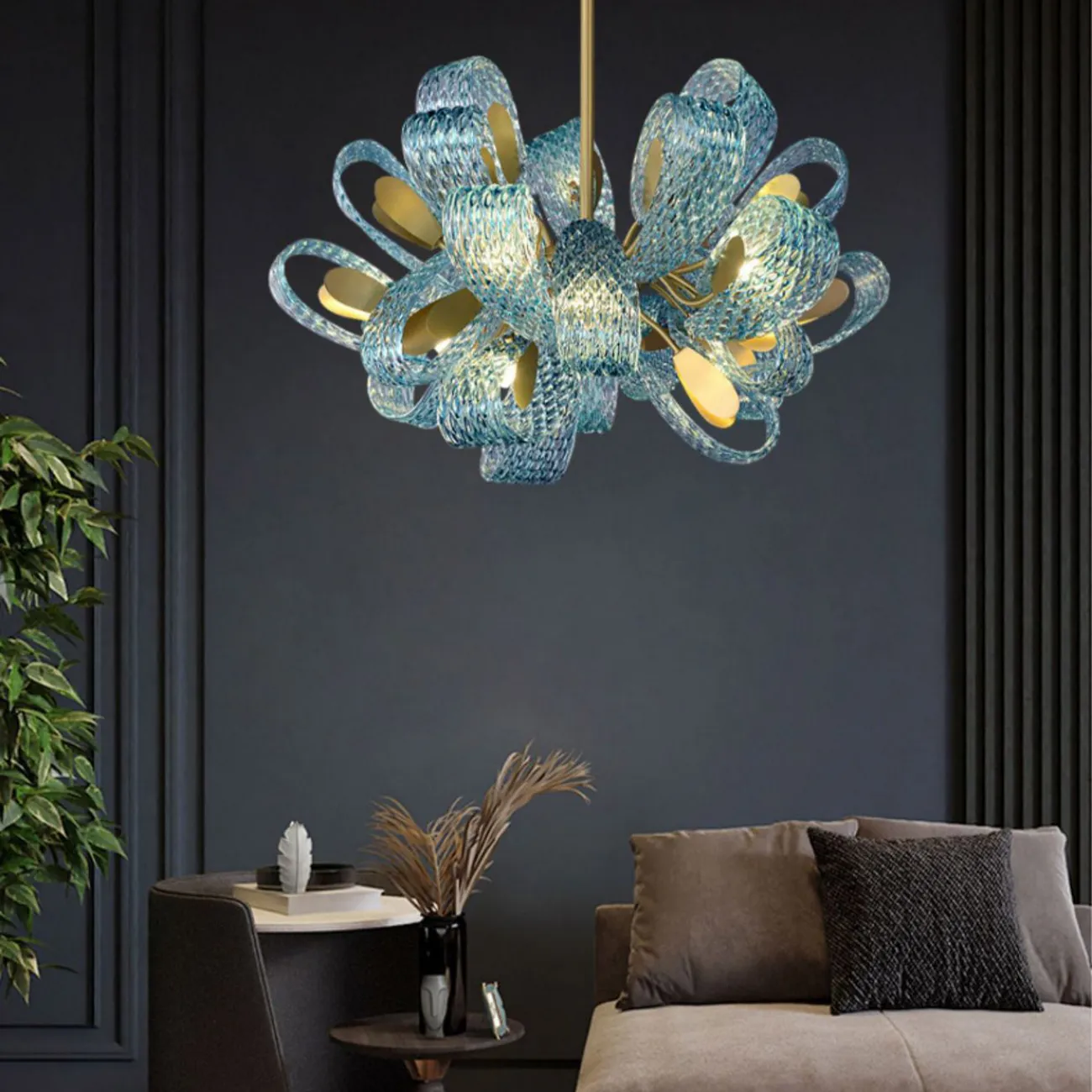 Потолочная люстра LUCIA CH D80 от ImperiumLoft