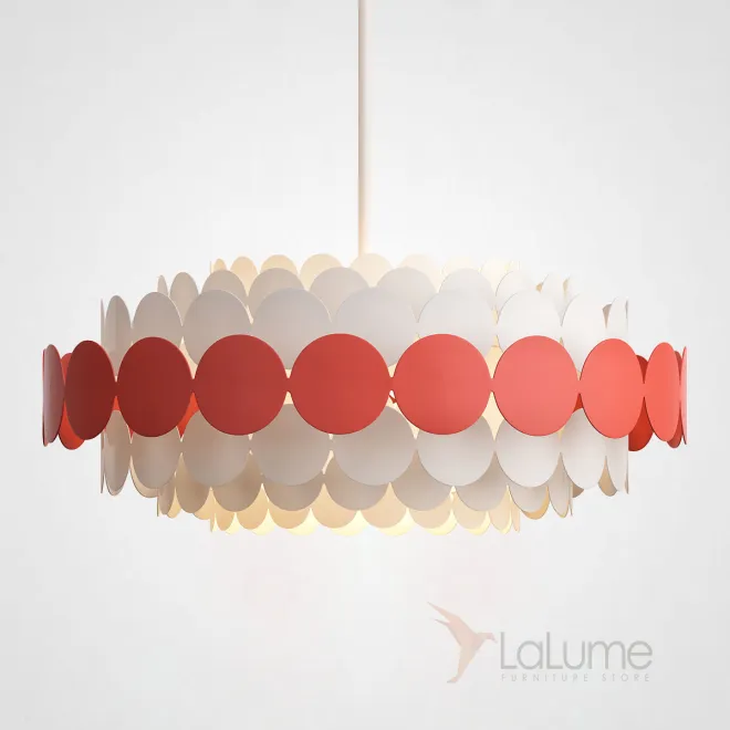 Люстра на штанге ASOLA D80 Red by ImperiumLoft от ImperiumLoft