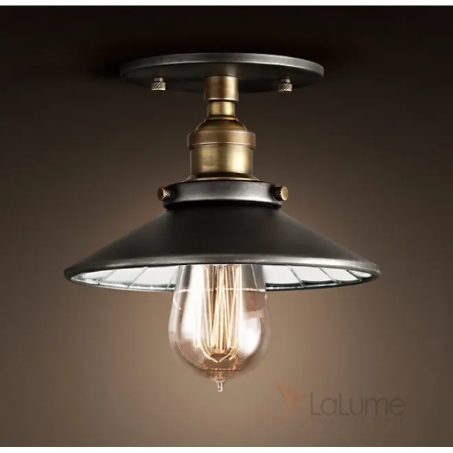 Потолочный светильник 20th c.Factory Filament Reflector от LaLume