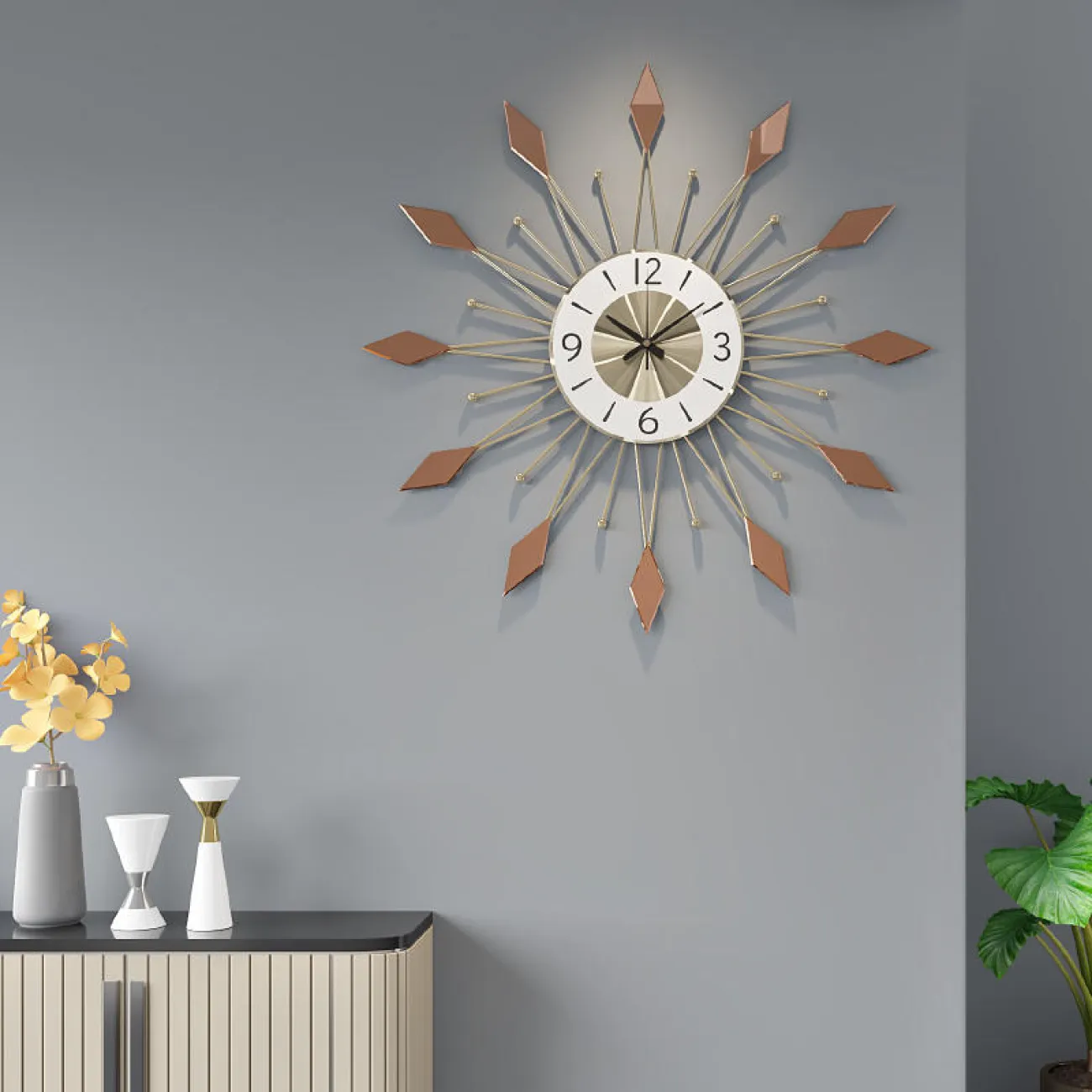 Дизайнерский настенный декор часы LaLume-KKK00379