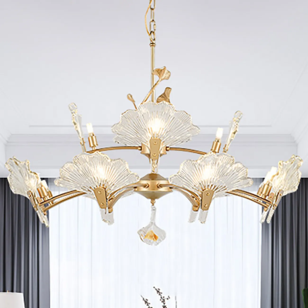 Подвесная люстра AVALON L8 от ImperiumLoft