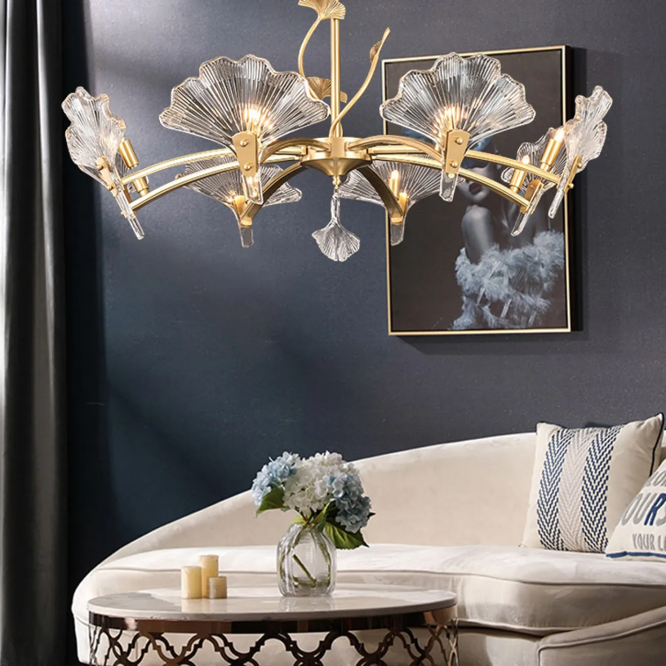 Подвесная люстра AVALON L8 от ImperiumLoft