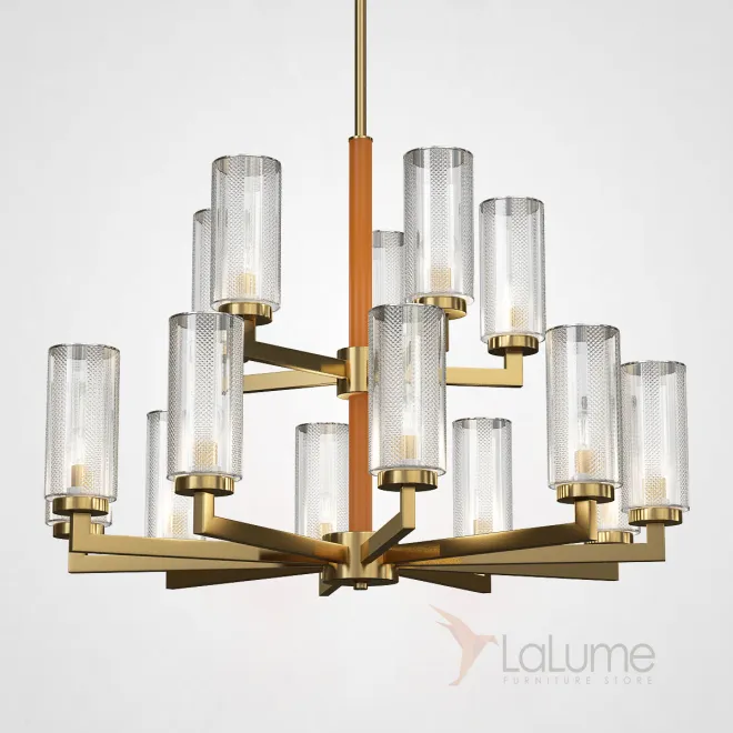 Потолочная люстра ADELEINE L15 Brown от ImperiumLoft