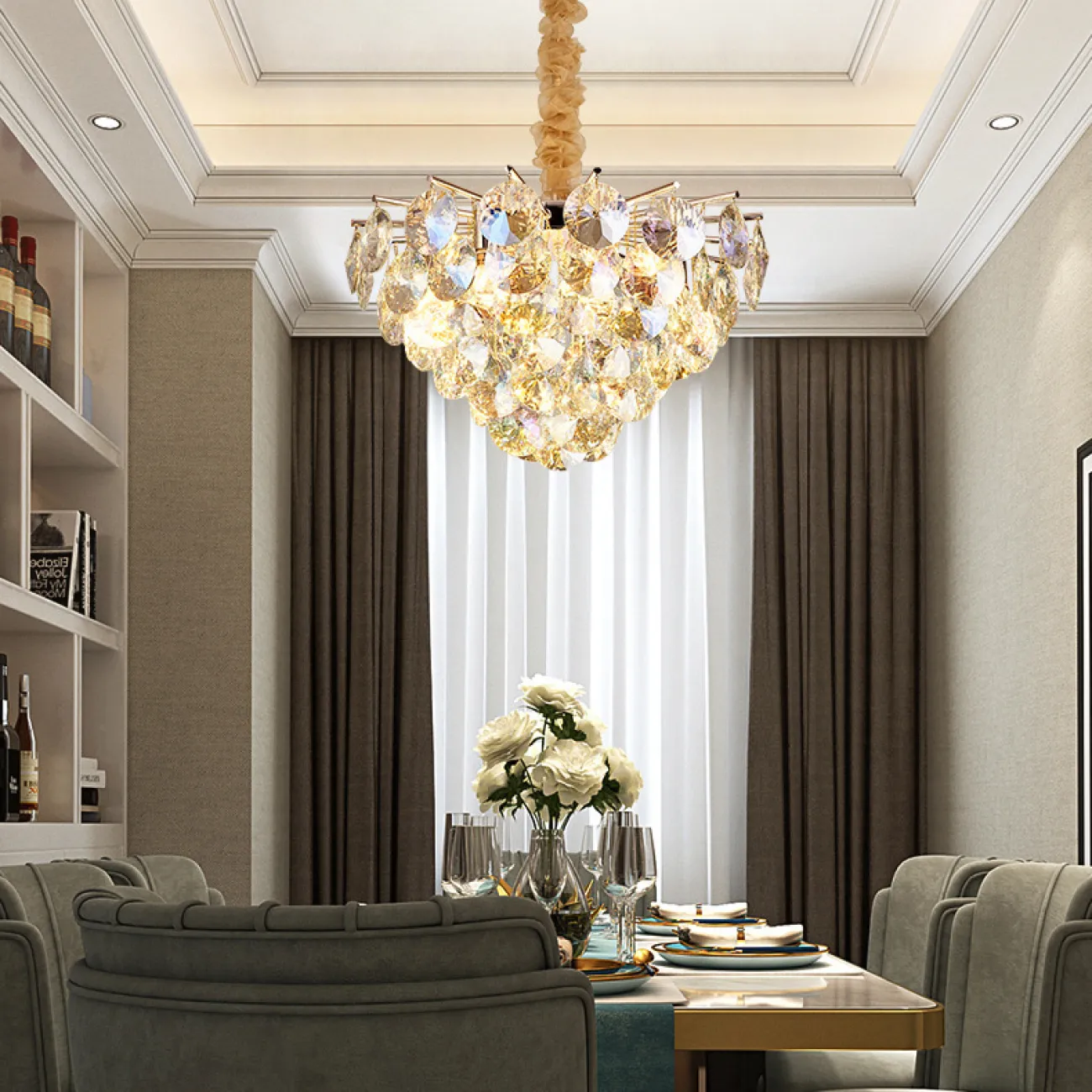 Подвесная люстра CHRISTELLE D45 от ImperiumLoft