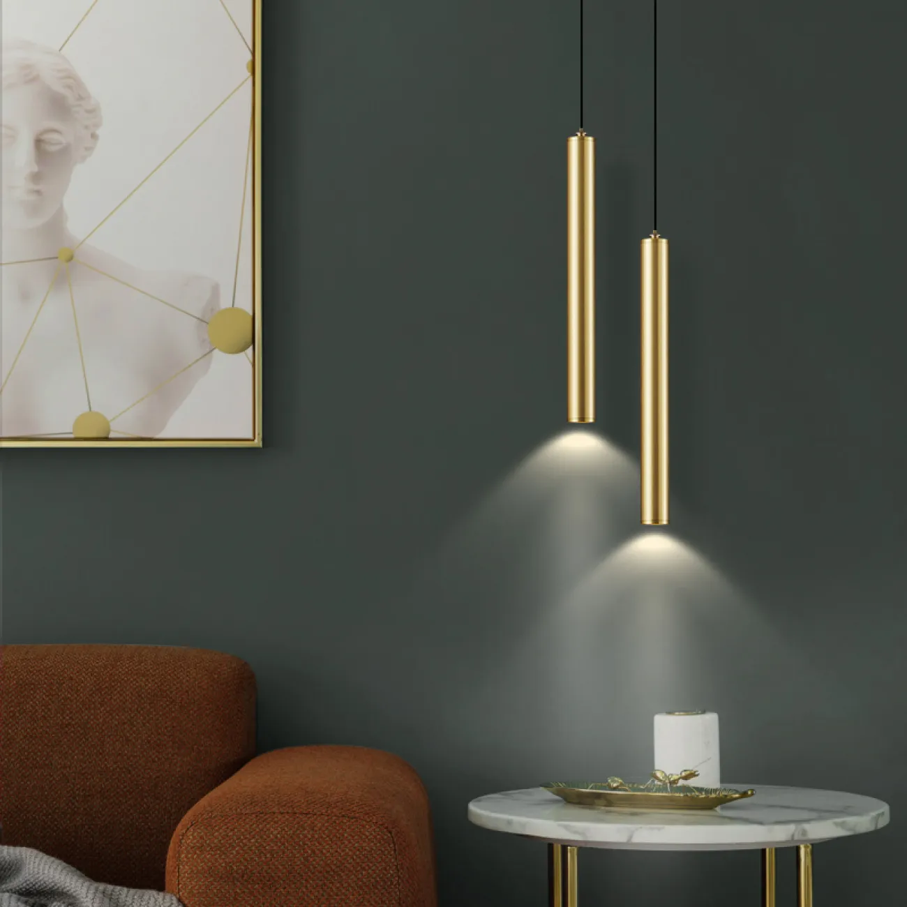 Подвесной светильник NETTE Black от ImperiumLoft