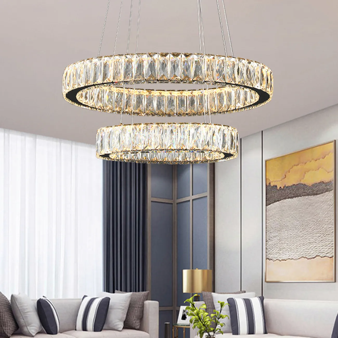 Подвесная люстра BELLA X D40+60 от ImperiumLoft