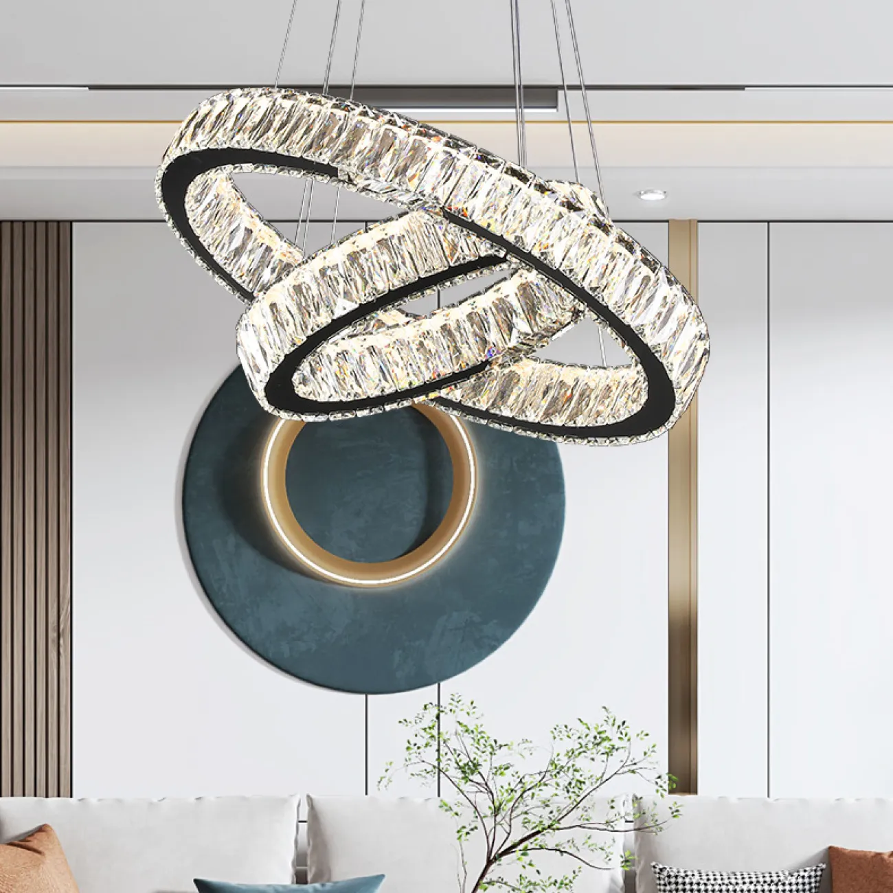 Подвесная люстра BELLA X D40+60 от ImperiumLoft