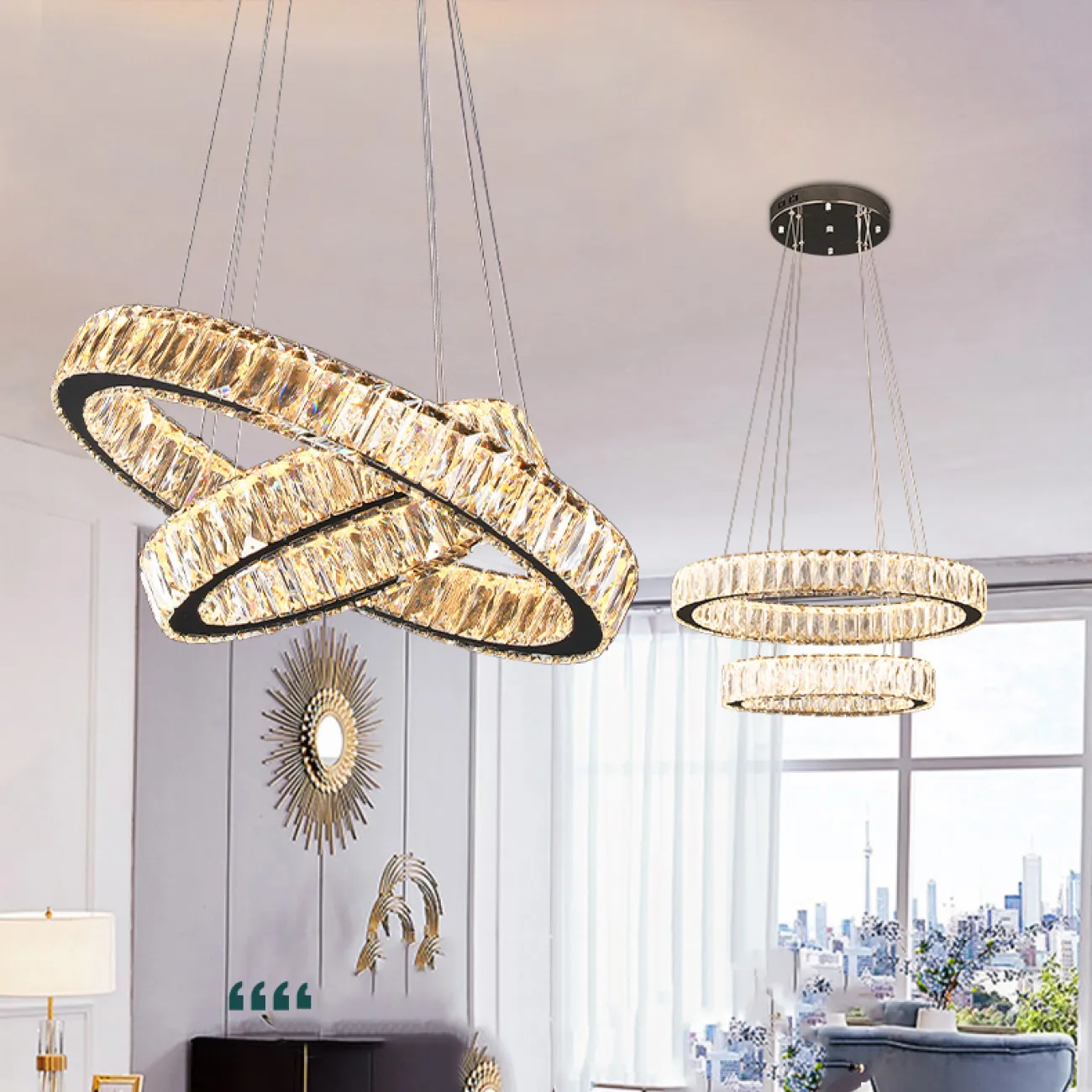 Подвесная люстра BELLA X D40+60 от ImperiumLoft