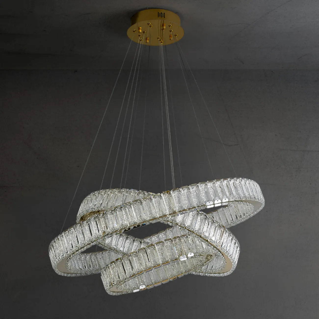 Подвесная люстра BELLA X D40+60 от ImperiumLoft