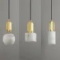 Подвесной светильник VIAL C H12 Brass от ImperiumLoft