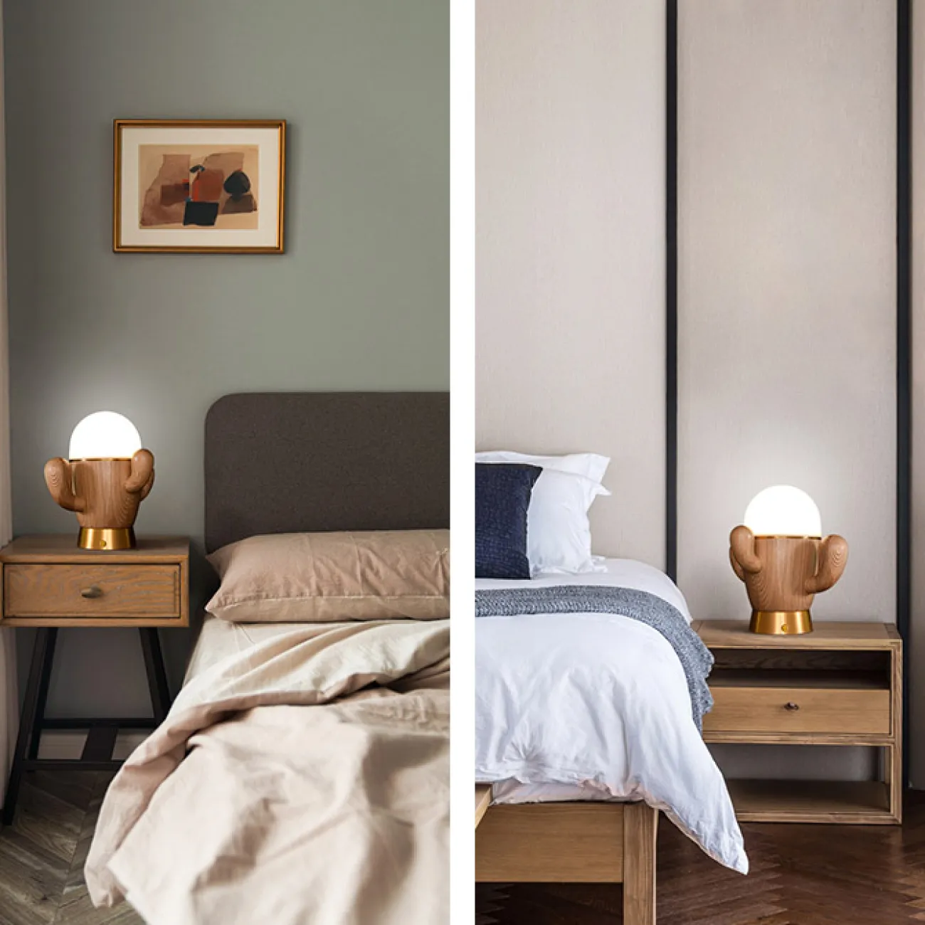 Настольная лампа TEXAS D25 Light brown от ImperiumLoft