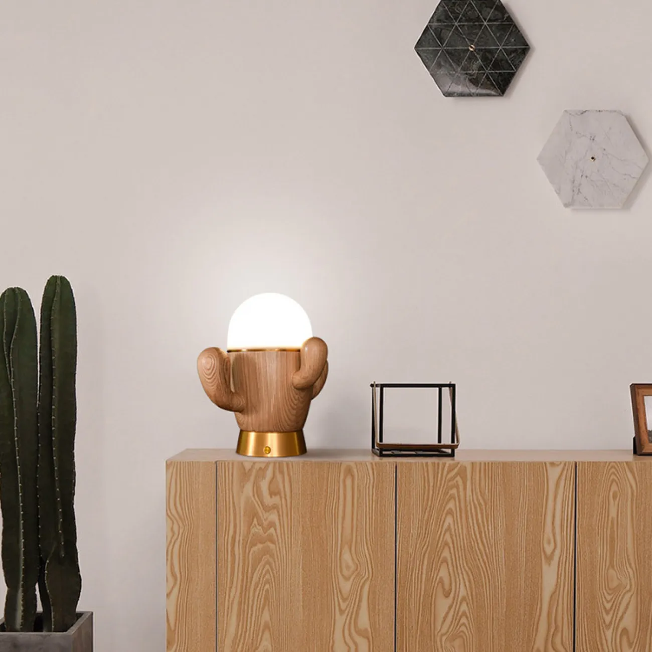 Настольная лампа TEXAS D25 Light brown от ImperiumLoft