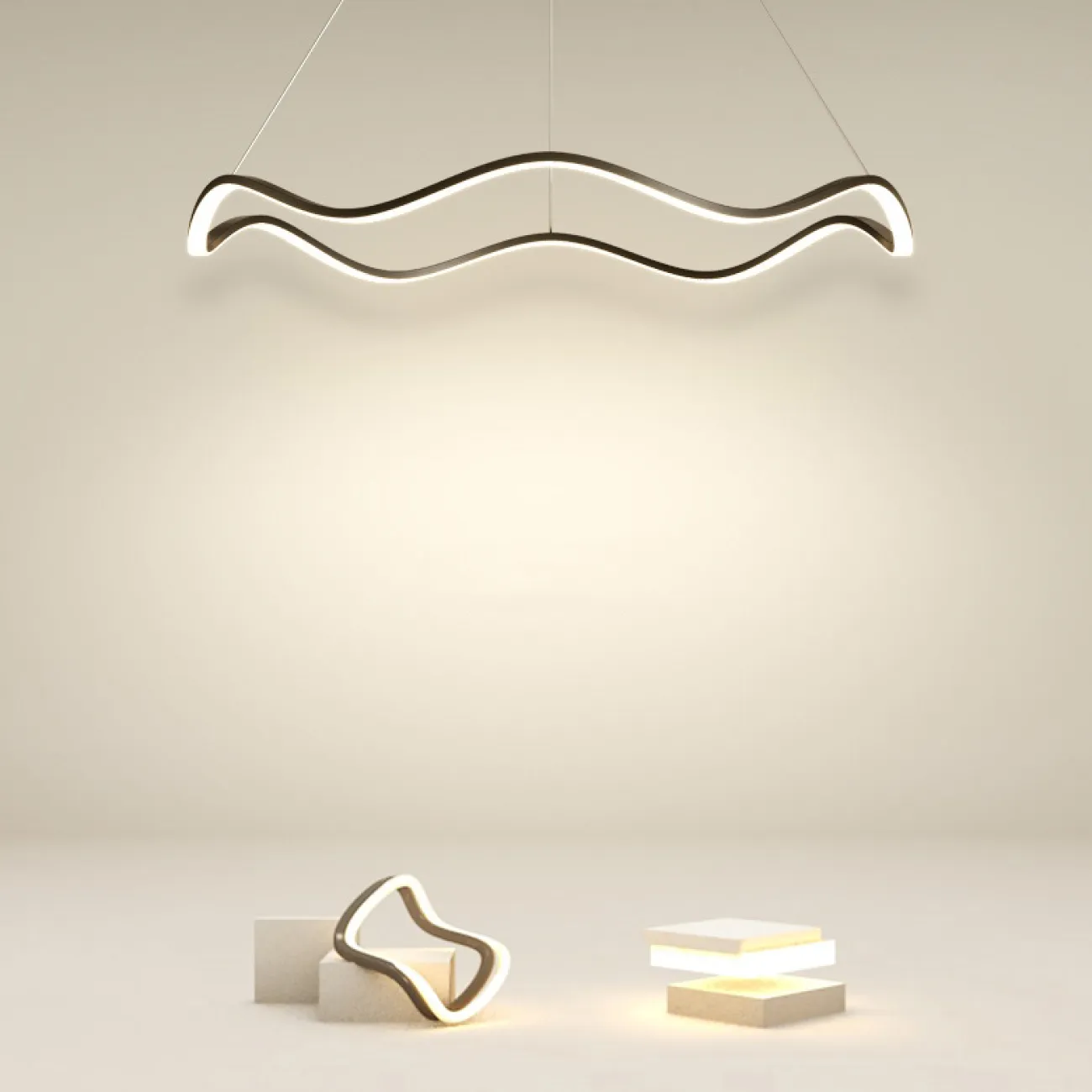 Подвесная люстра DOLORES L80 Black 3000К от ImperiumLoft