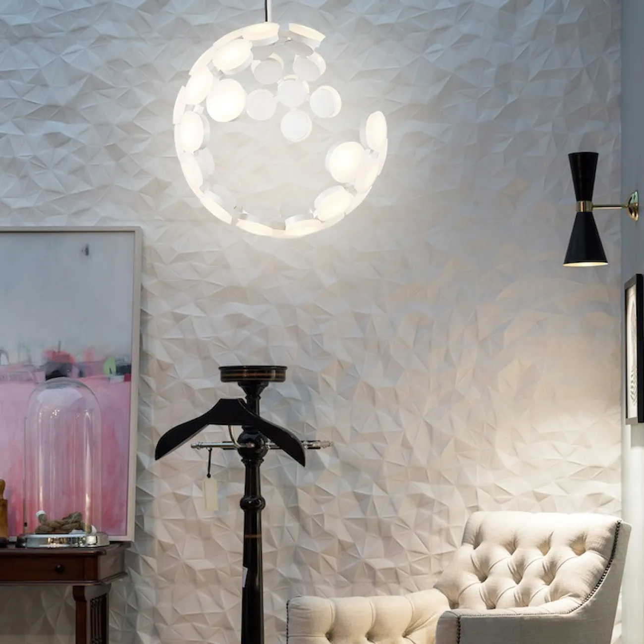 Подвесная люстра LUNA Черный от ImperiumLoft