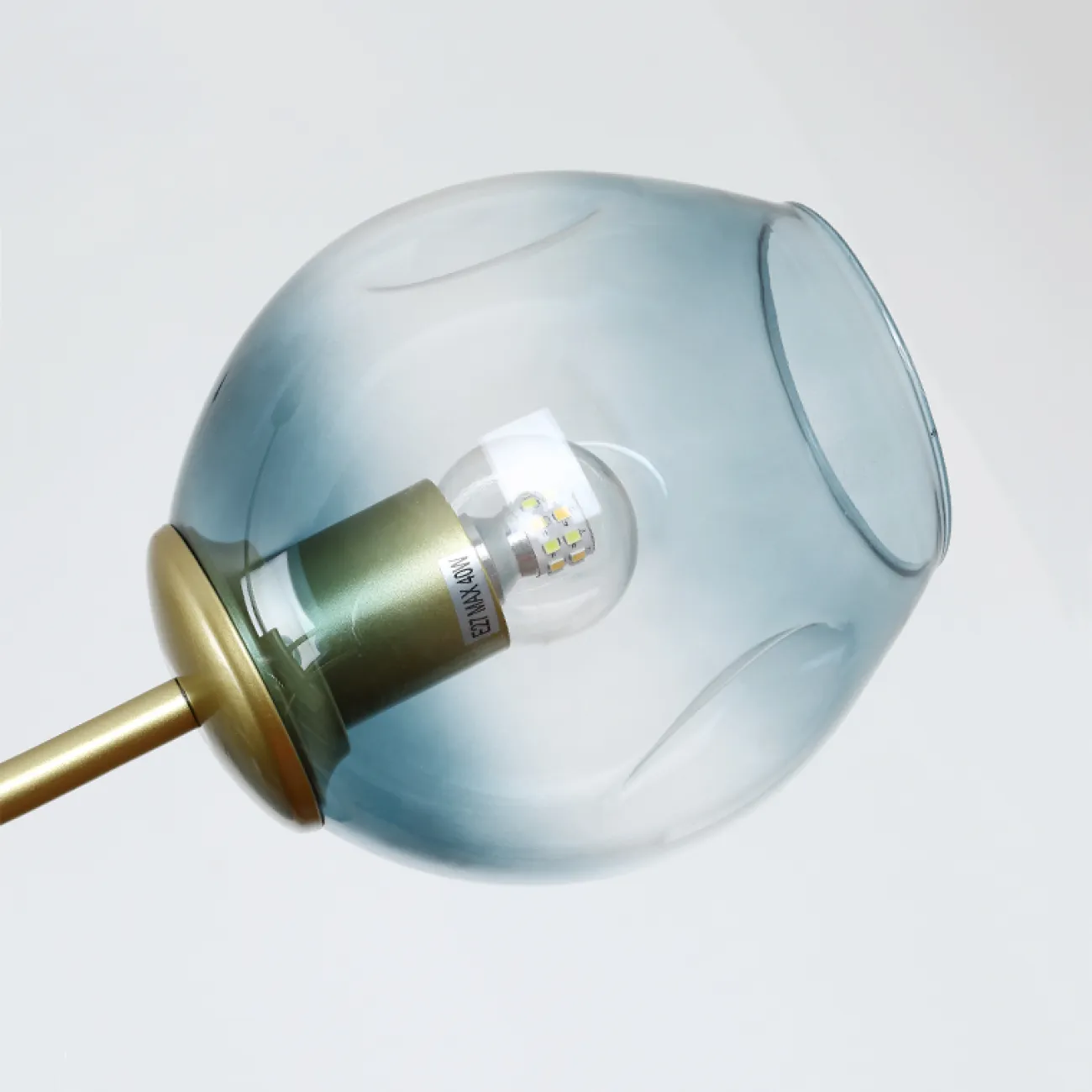 Люстра на штанге MARINE D85 Black/Blue от ImperiumLoft