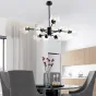 Люстра на штанге MARINE D104 10 lamps Gold/Transparent от ImperiumLoft