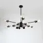 Люстра на штанге MARINE D104 10 lamps Gold/Transparent от ImperiumLoft