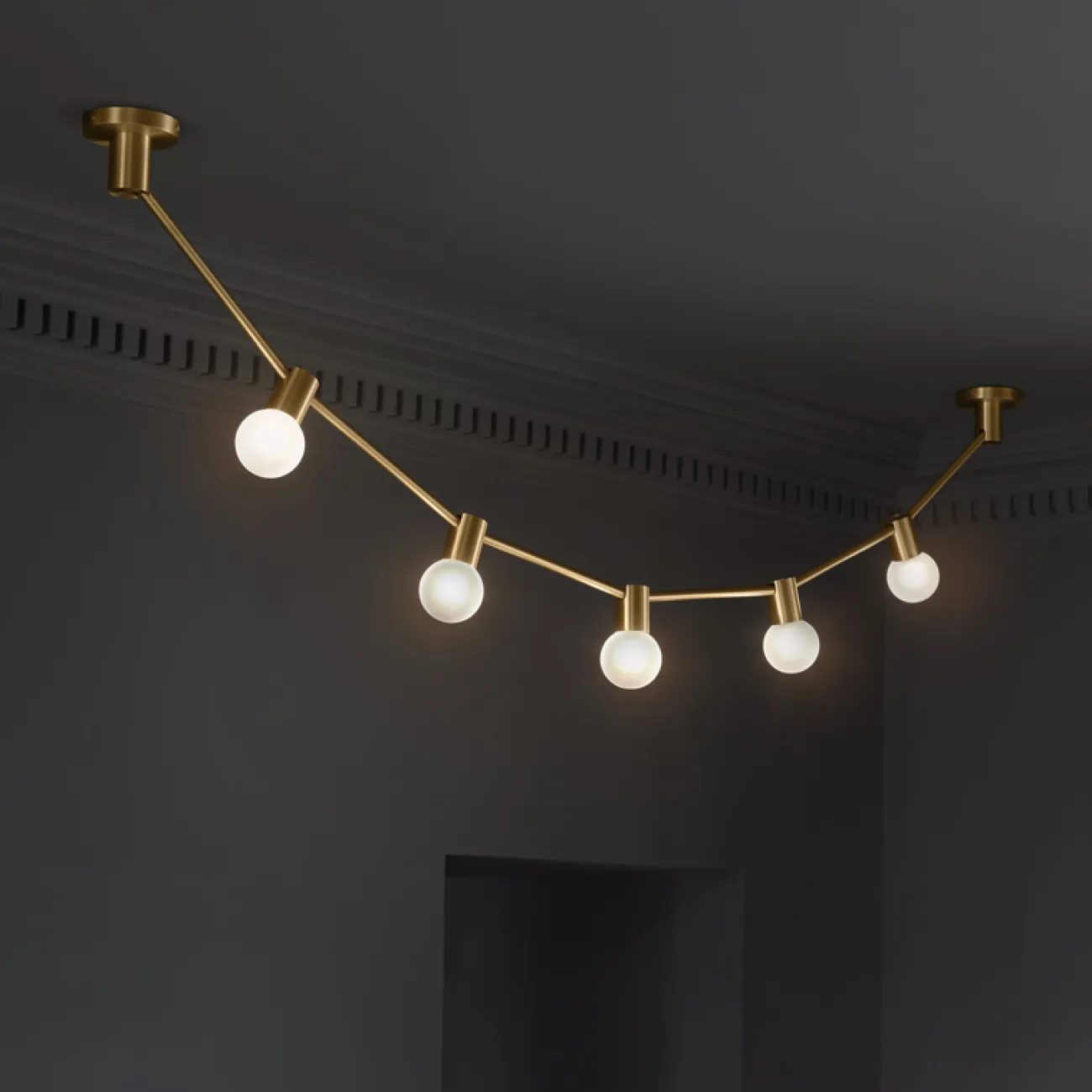 Дизайнерский потолочный светильник RIVIERE от ImperiumLoft