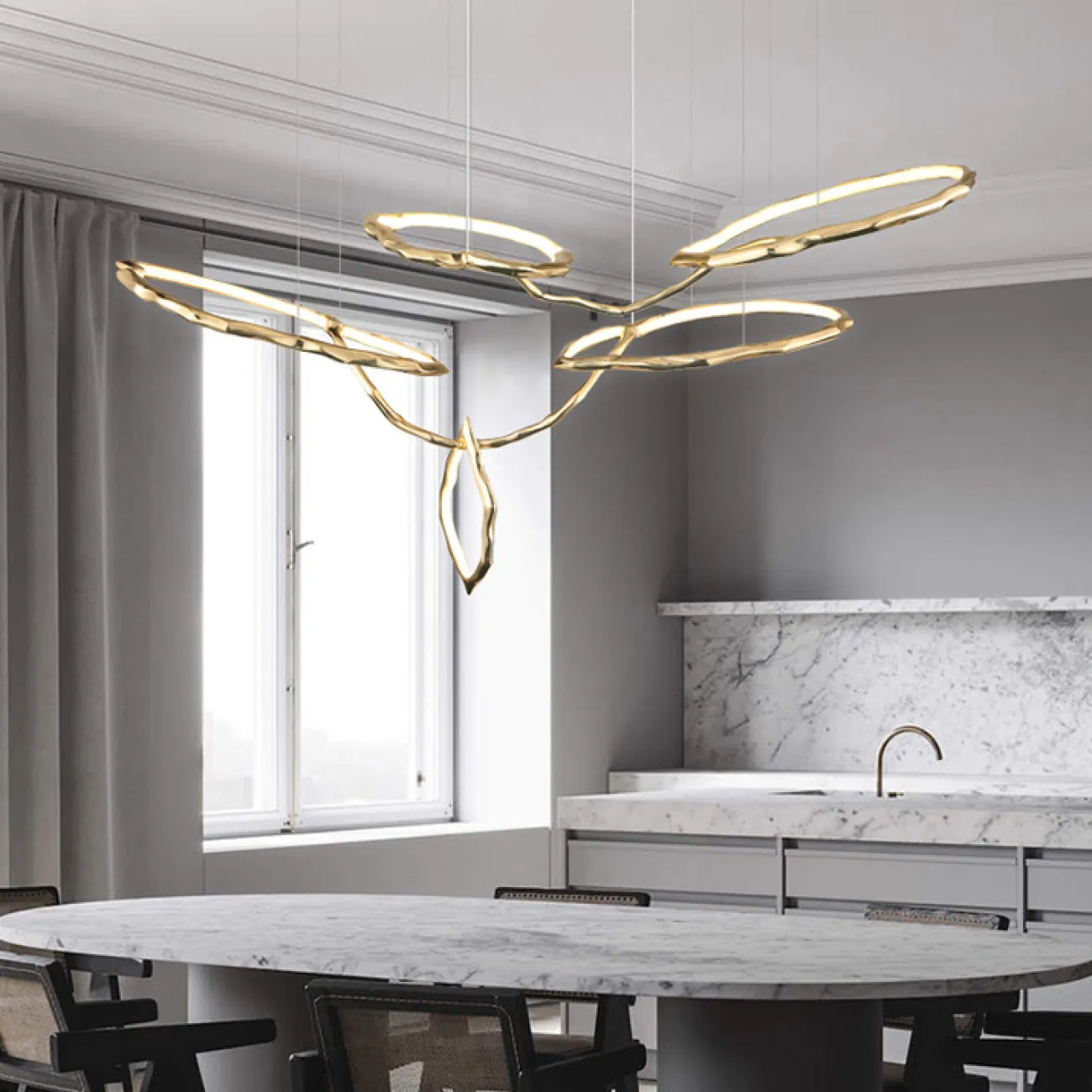 Подвесная люстра CORDELIA L120 от ImperiumLoft