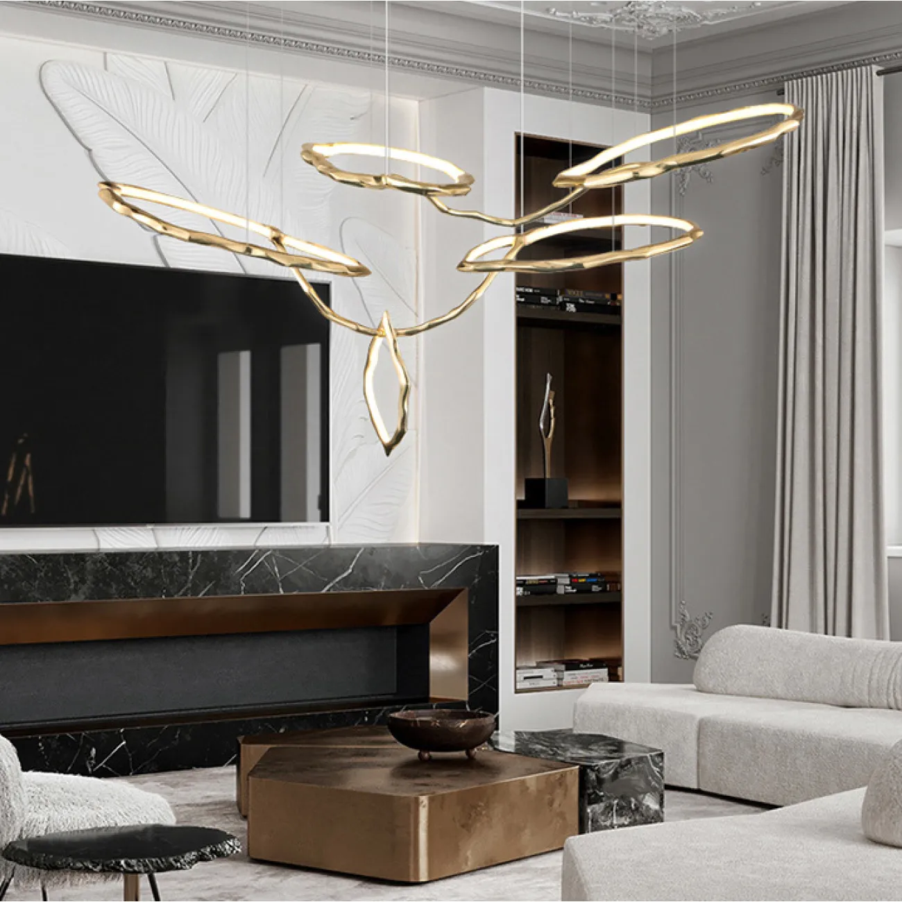 Подвесная люстра CORDELIA L120 от ImperiumLoft