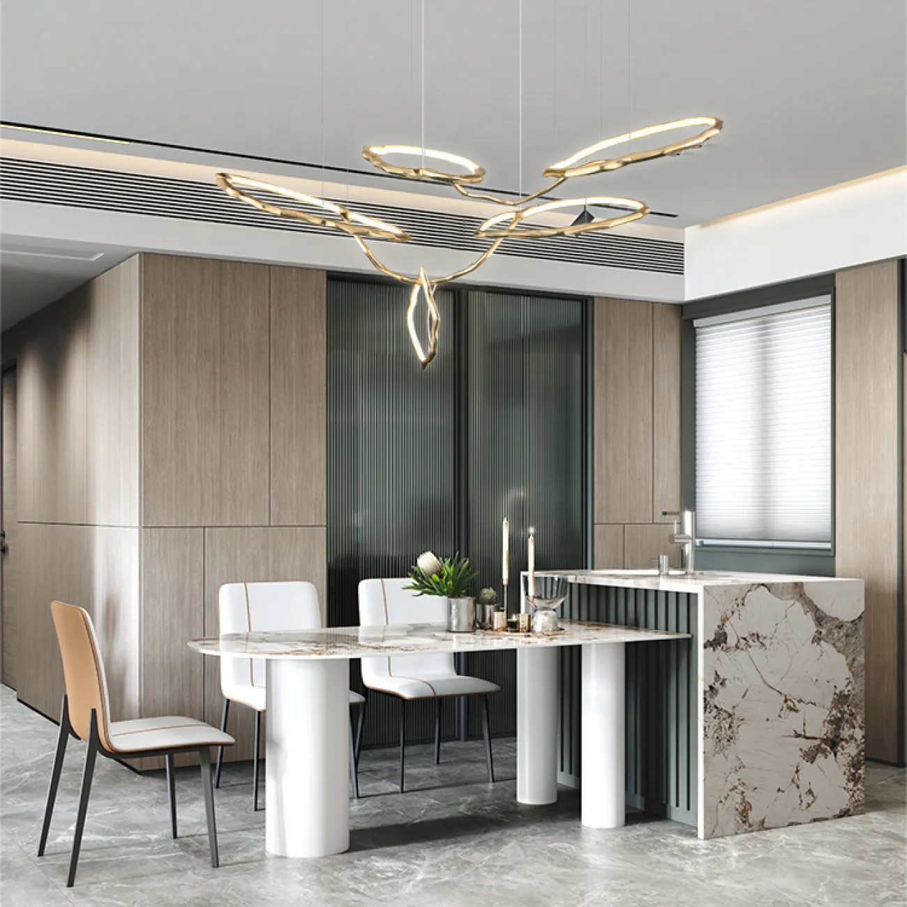 Подвесная люстра CORDELIA L120 от ImperiumLoft