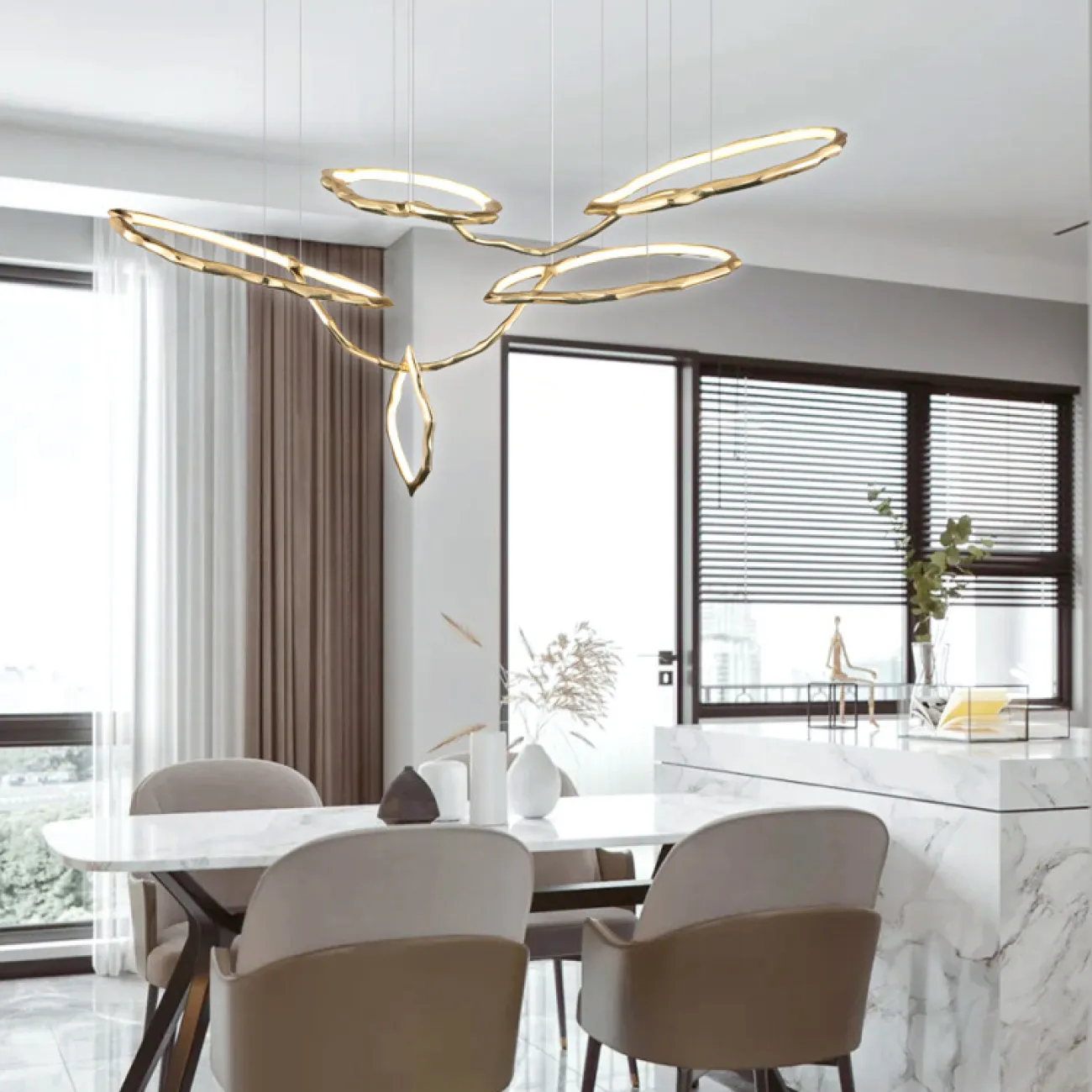 Подвесная люстра CORDELIA L120 от ImperiumLoft