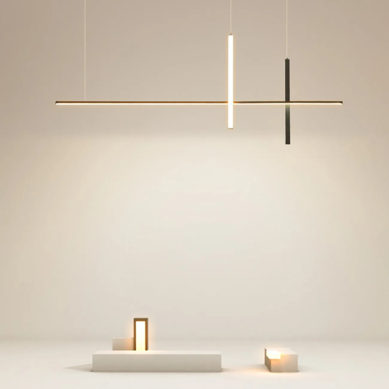 Подвесной светильник SQUIRREL L80 Black Трехцветный свет от ImperiumLoft