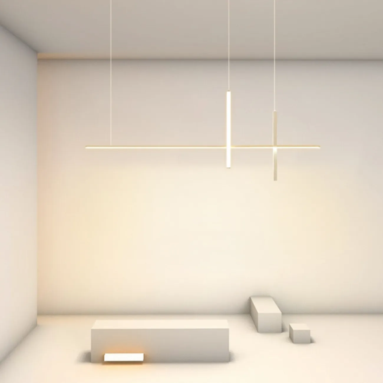 Подвесной светильник SQUIRREL L80 White Трехцветный свет от ImperiumLoft