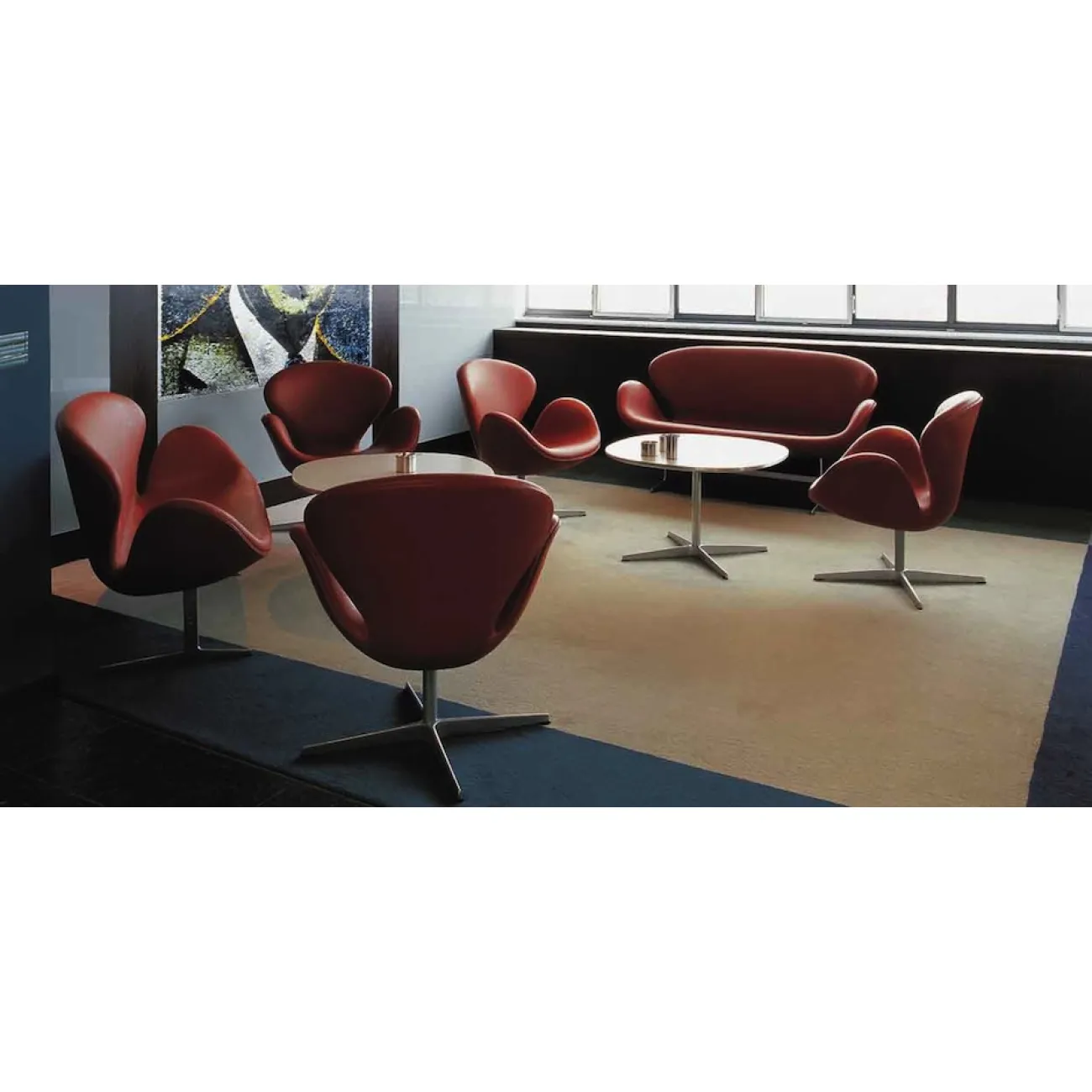 Диван Swan designed by Arne Jacobsen in 1958 от LaLume Диван Swan designed by Arne Jacobsen in 1958 от LaLume