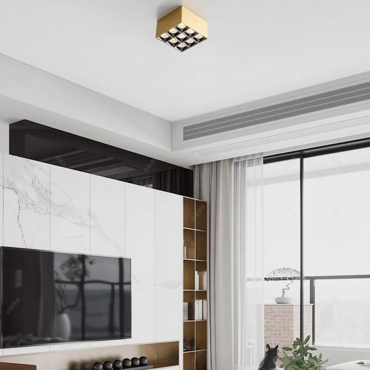 Точечный светильник CUP L12 Brass 6000К от ImperiumLoft
