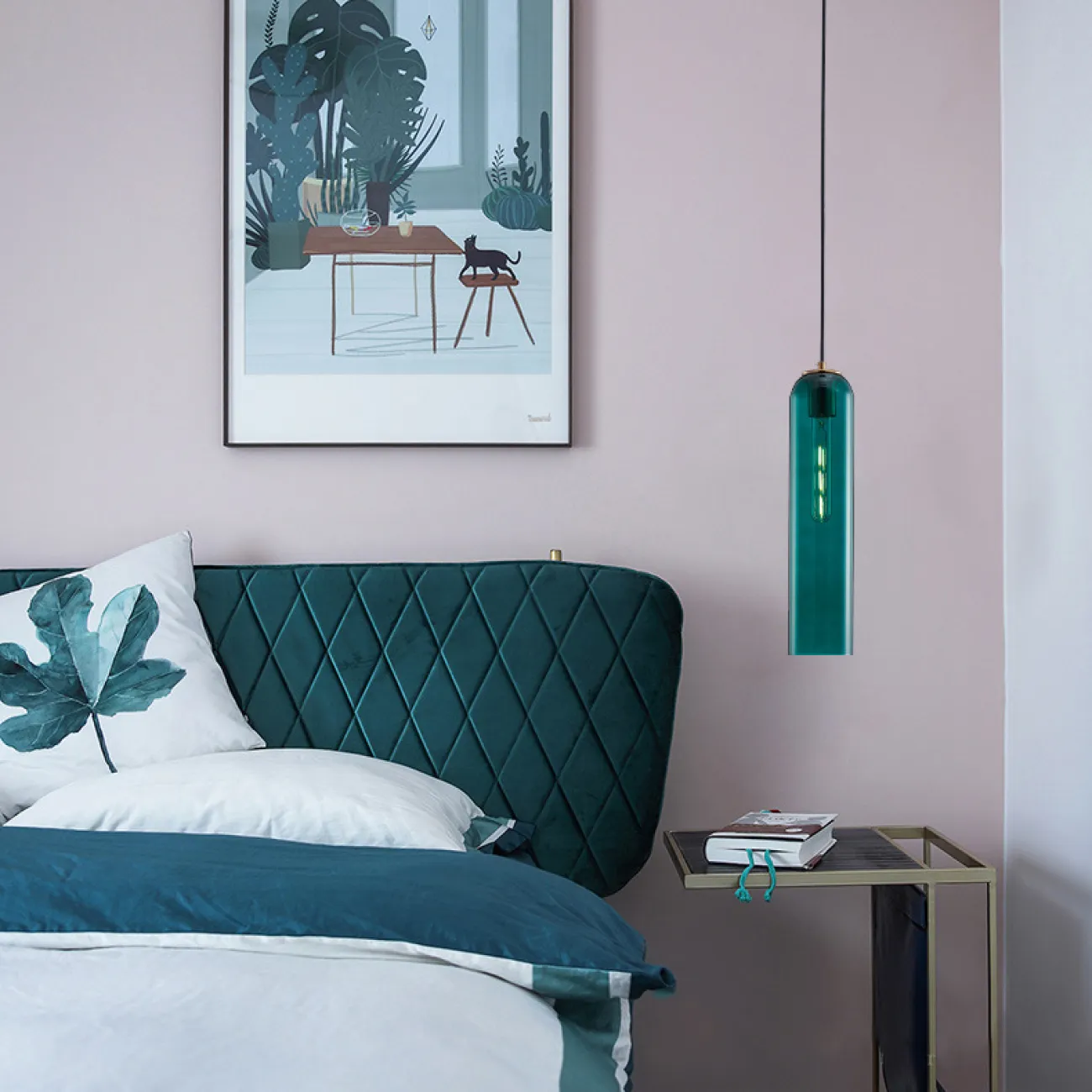 Подвесной светильник DELFY Blue Brass от ImperiumLoft