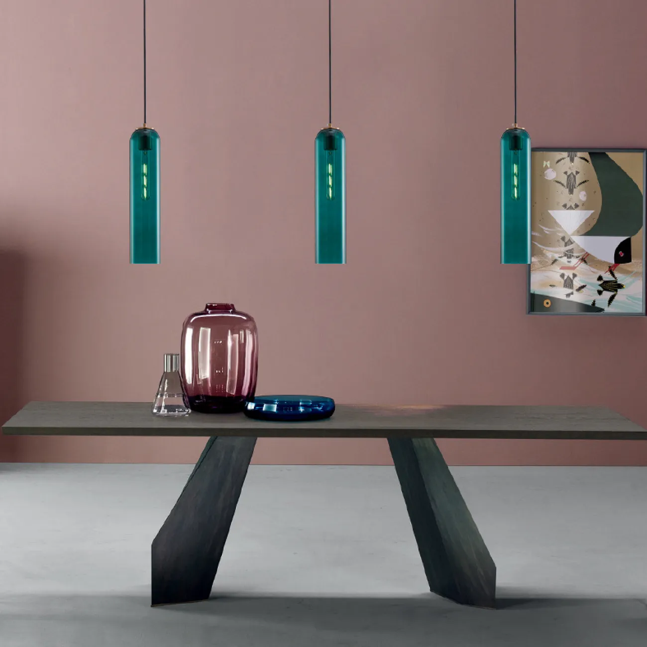 Подвесной светильник DELFY Grey Brass от ImperiumLoft