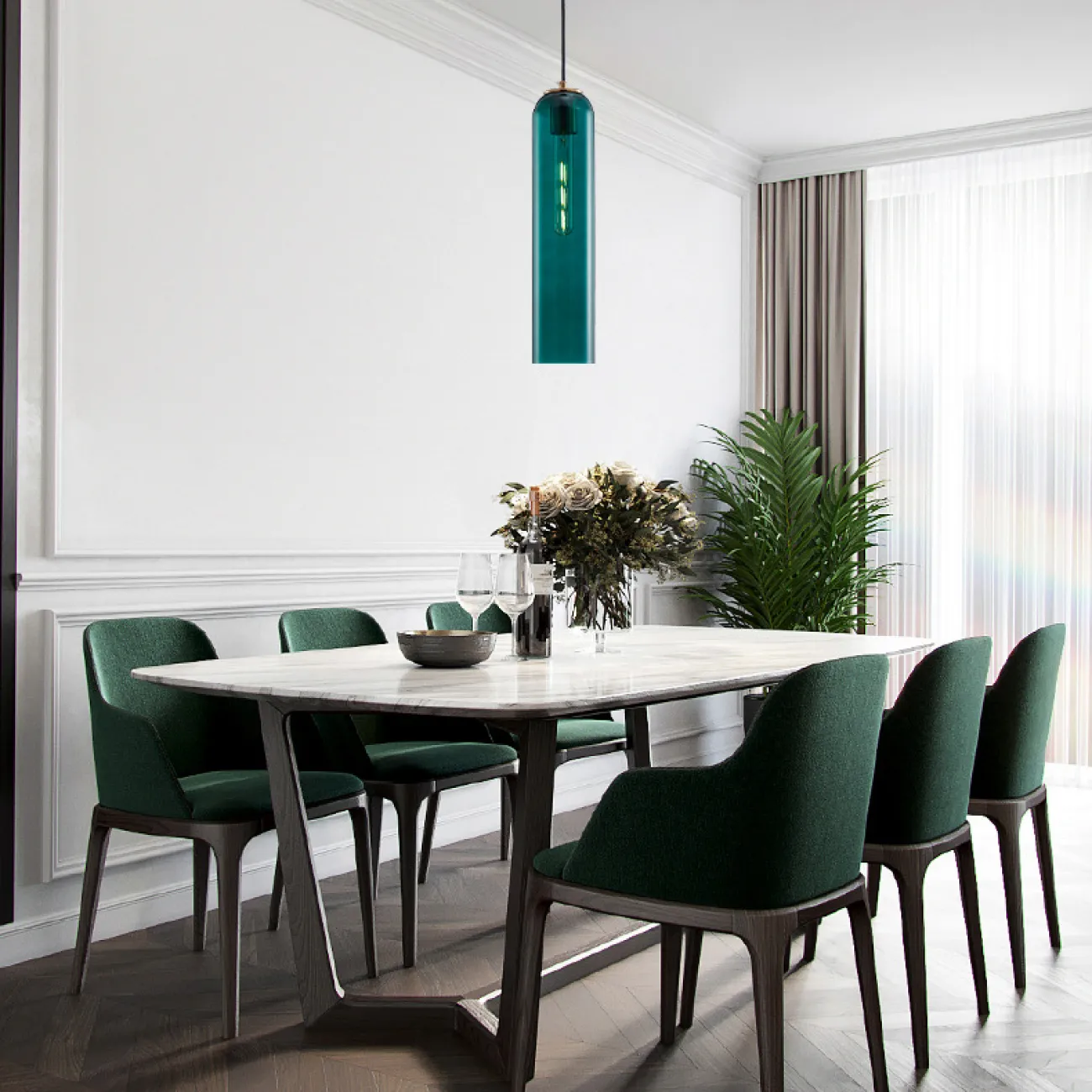 Подвесной светильник DELFY Grey Brass от ImperiumLoft