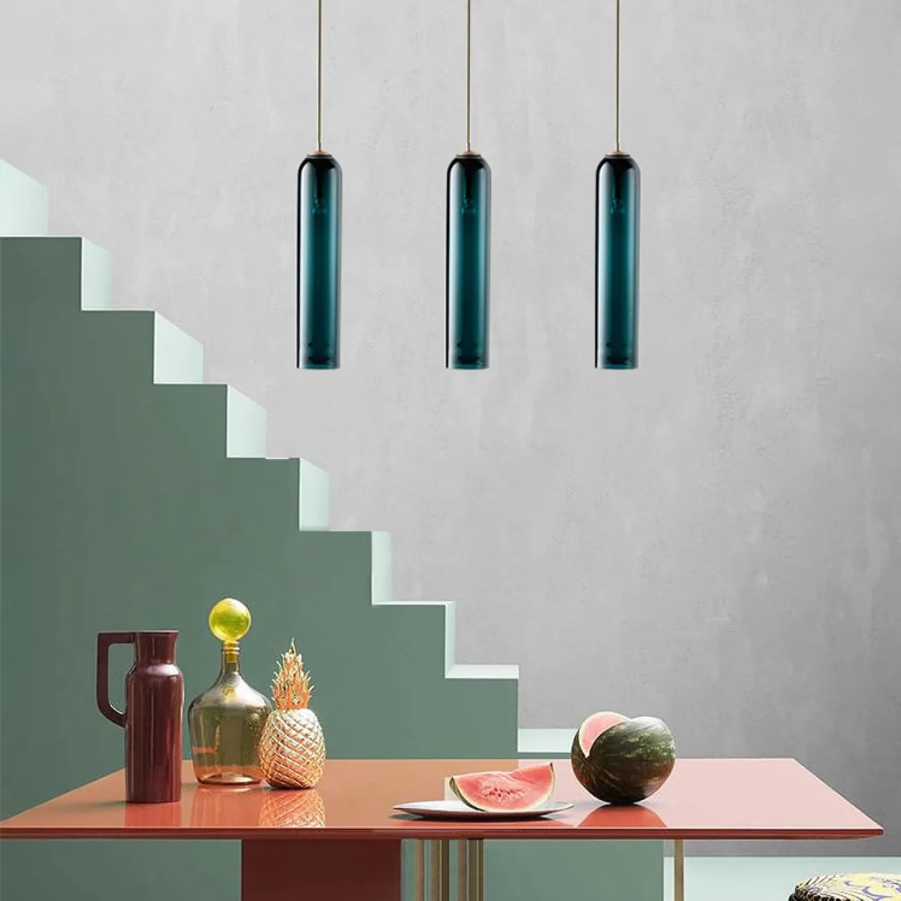 Подвесной светильник DELFY Grey Brass от ImperiumLoft