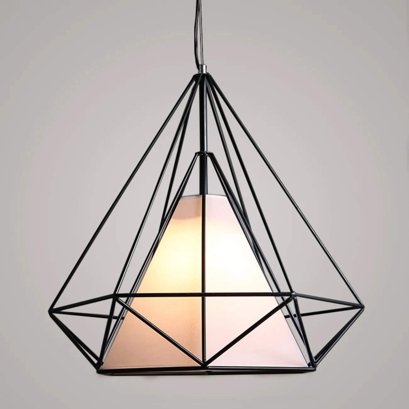 Подвесной светильник The Diamond Chandelier Kevin Reilly 1 D28 Черный от ImperiumLoft