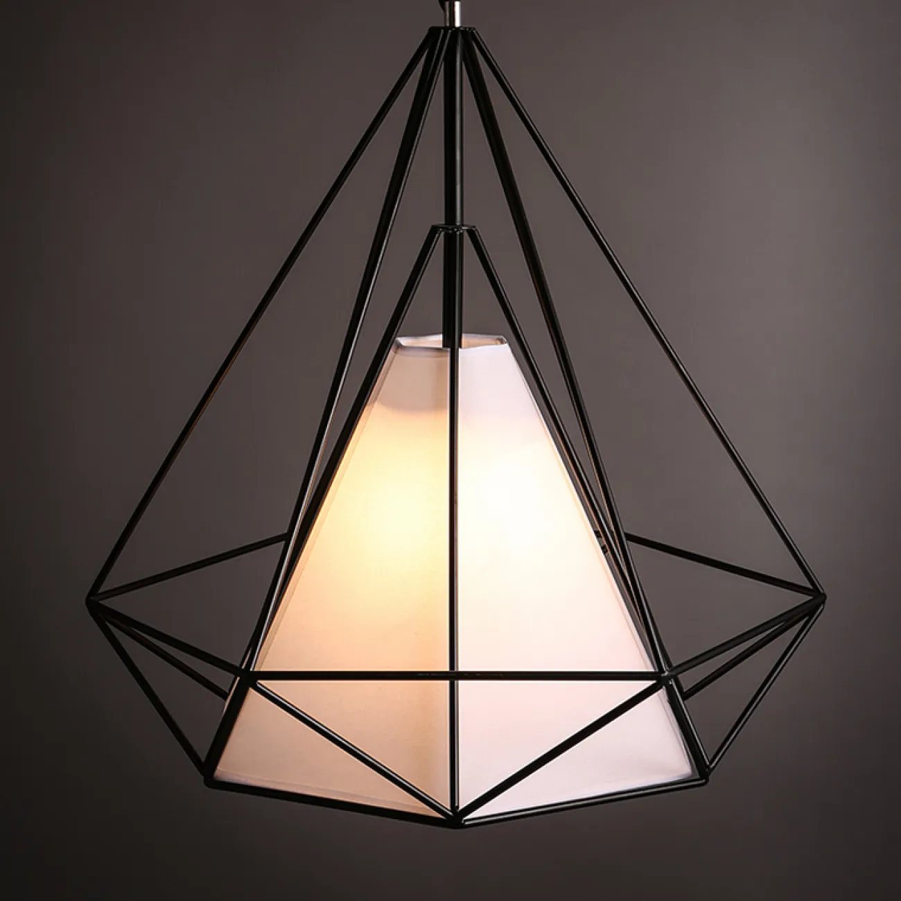 Подвесной светильник The Diamond Chandelier Kevin Reilly 1 D37 Черный от ImperiumLoft