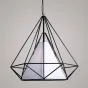 Подвесной светильник The Diamond Chandelier Kevin Reilly 1 D37 Черный от ImperiumLoft