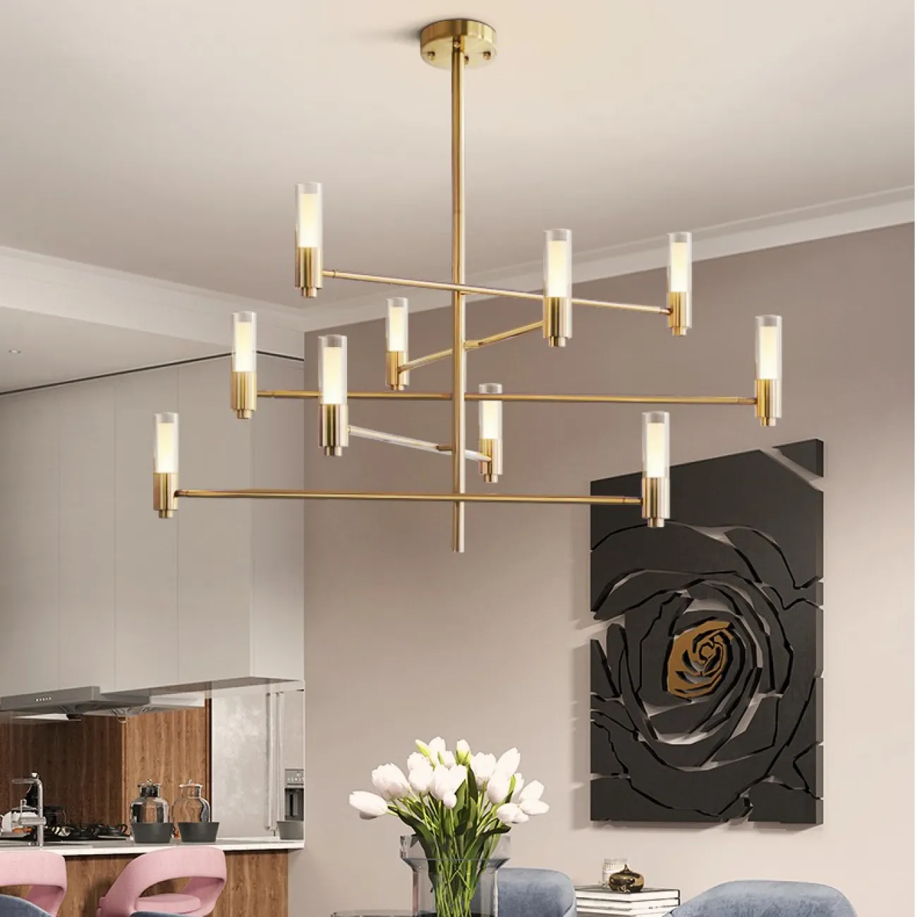 Подвесная люстра LEVEL от ImperiumLoft