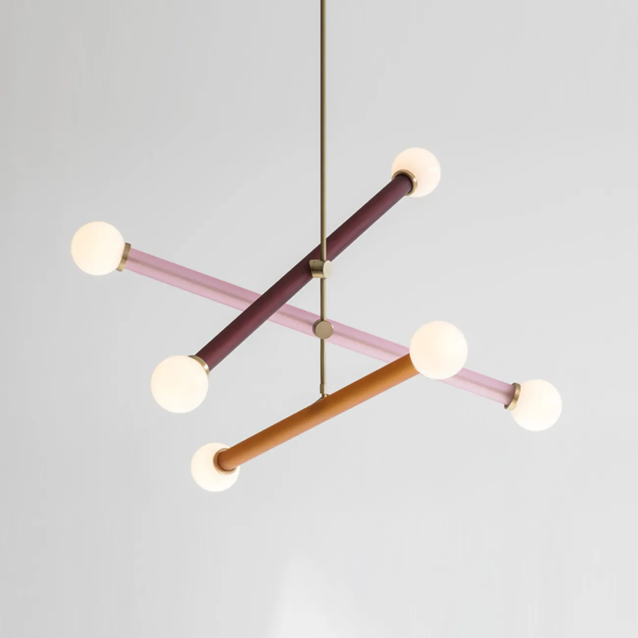 Подвесной светильник PAXTON black orange pink от ImperiumLoft