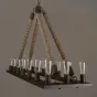 Люстра Square Large Loft Rope Light от LaLume