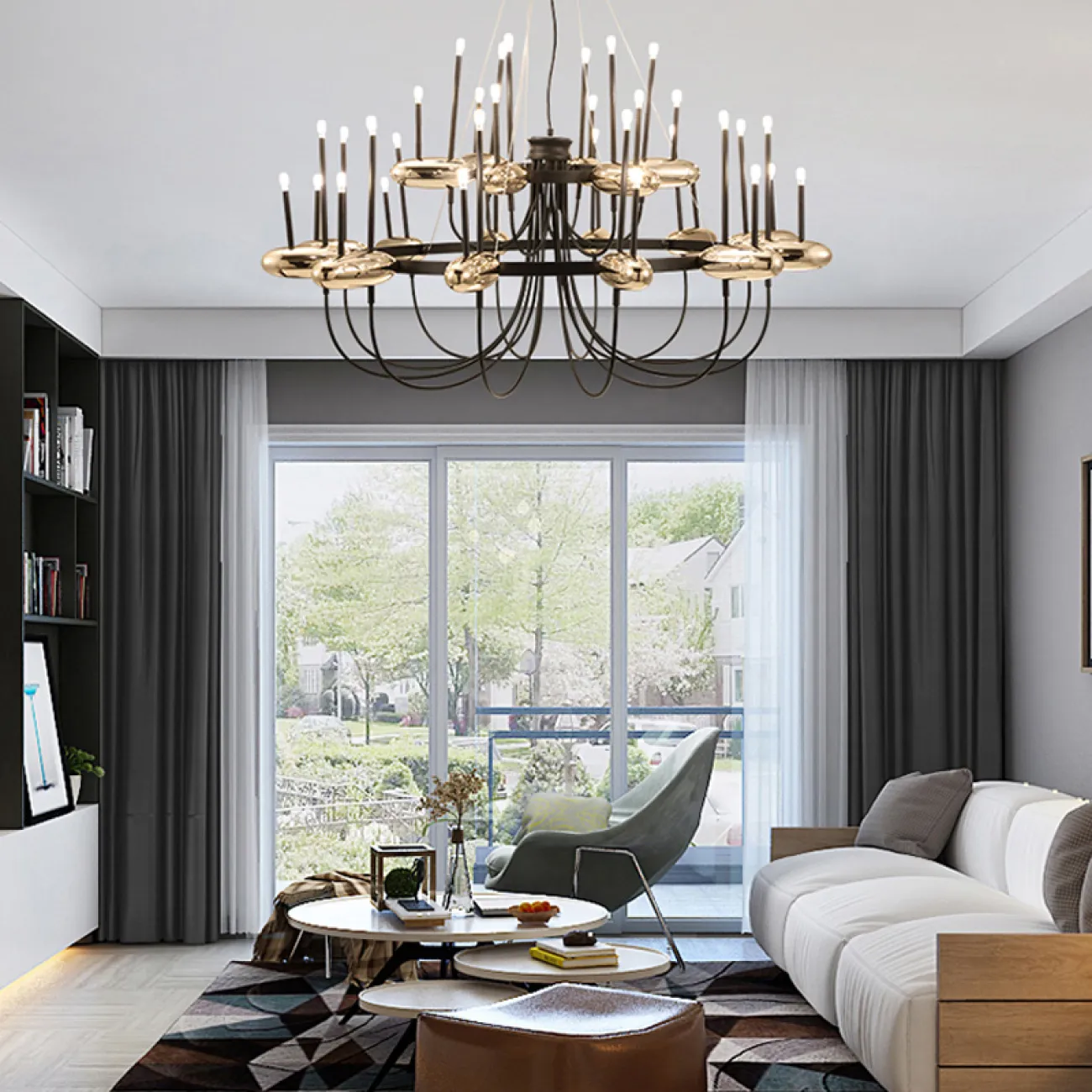 Подвесная люстра HELIUM от ImperiumLoft