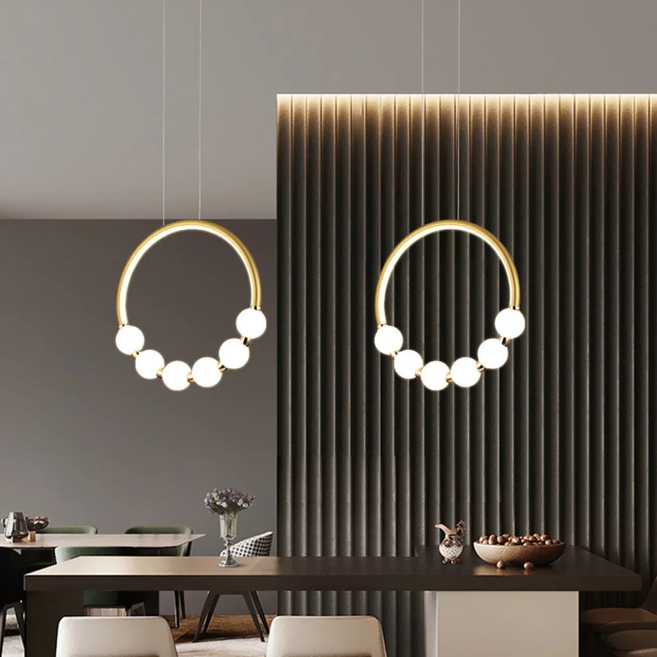 Подвесной светильник ACCESS D63 brass от ImperiumLoft