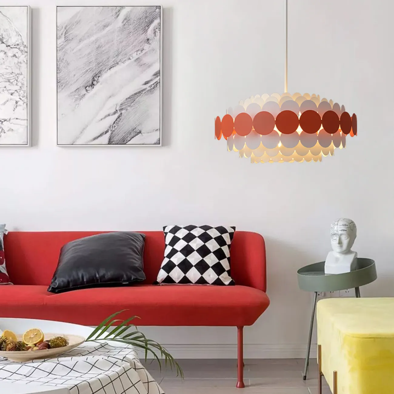 Люстра на штанге ASOLA D80 Black by ImperiumLoft от ImperiumLoft