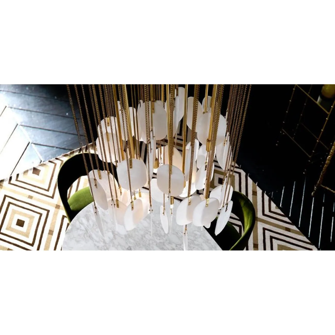 Люстра Marble flapjack от ImperiumLOFT